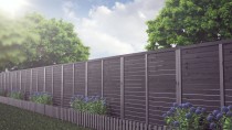 Grafitowe dodatki wśród ogrodowej roślinności