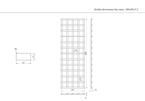 Kratka drewniana bez ramy 180x60