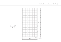 Kratka drewniana bez ramy 180x90