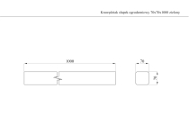 Krawędziak słupek ogrodzeniowy 70x70x1000 naturalny