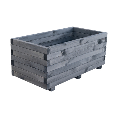 Kwietnik drewniany 80x34x40 czarny
