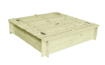 Piaskownica 120x29x120 z pokrywą - II gatunek