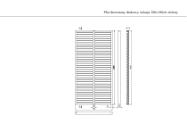 Płot drewniany deskowy żaluzja 180x90x6 naturalny