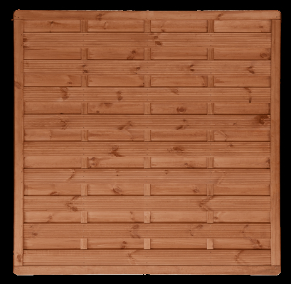 Płot drewniany szczelny 180x180x4x6 brązowy L10,5