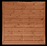 Płot drewniany szczelny 180x180x4x6 brązowy L10,5