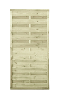 Płot szczelny o długości 90 cm w naturalnej barwie