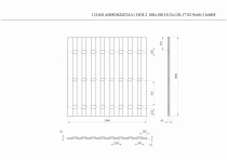 Płot holender 180x180 D12x120-17R19x68-3łebBF