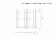 Płot holender 180x180 D12x120-17R19x68-3łebBF